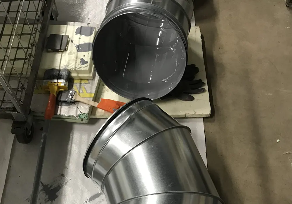 Ilmanvaihtokanavien pinnoitus